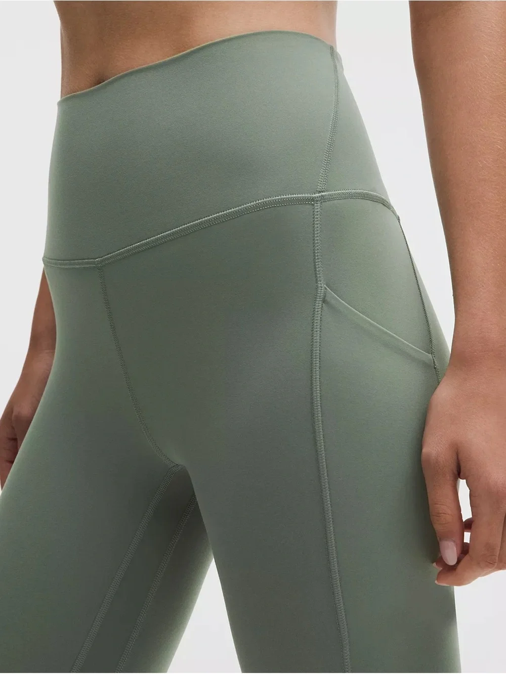 Lululemon Align High-Rise Green Performance Leggings - Women's